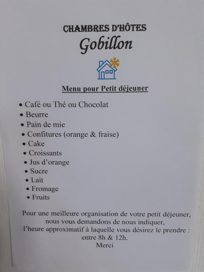 Chambres D'Hotes Gobillon Maintenon Exteriör bild